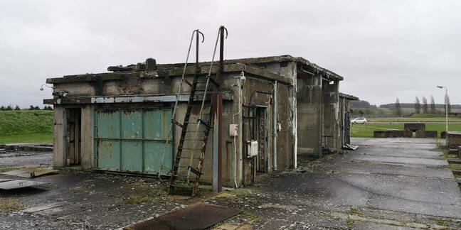 C Stand at Westcott. One of the so-called German Emplacements and the earliest permanent test stands at Westcott