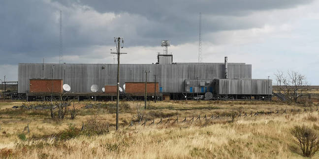 Note the stilts on the Cobra Mist command building. Pic: Alun Taylor