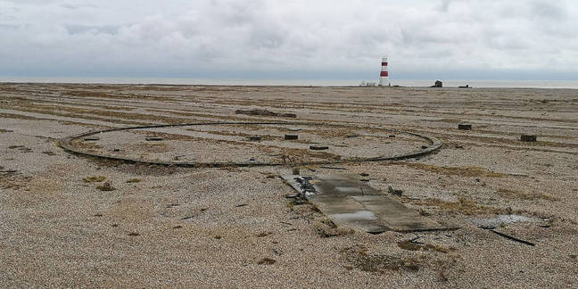 The mysterious concrete ring next to the Ballistics building 