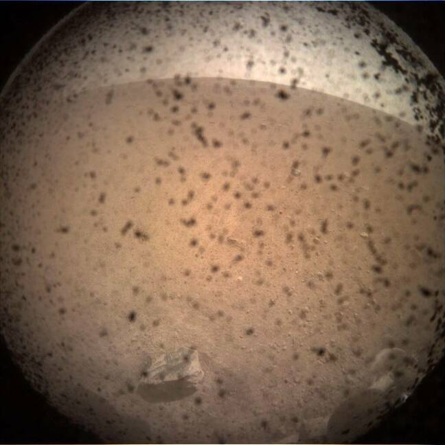 NASA InSight's first image