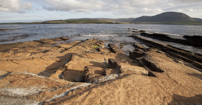 Graemsay and Hoy Islands viewed from Stromness, Orkney Islands, Scotland